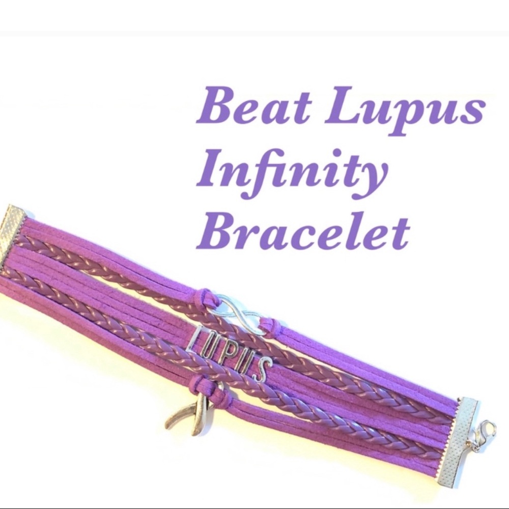 Infinity Bracelet for Lupus